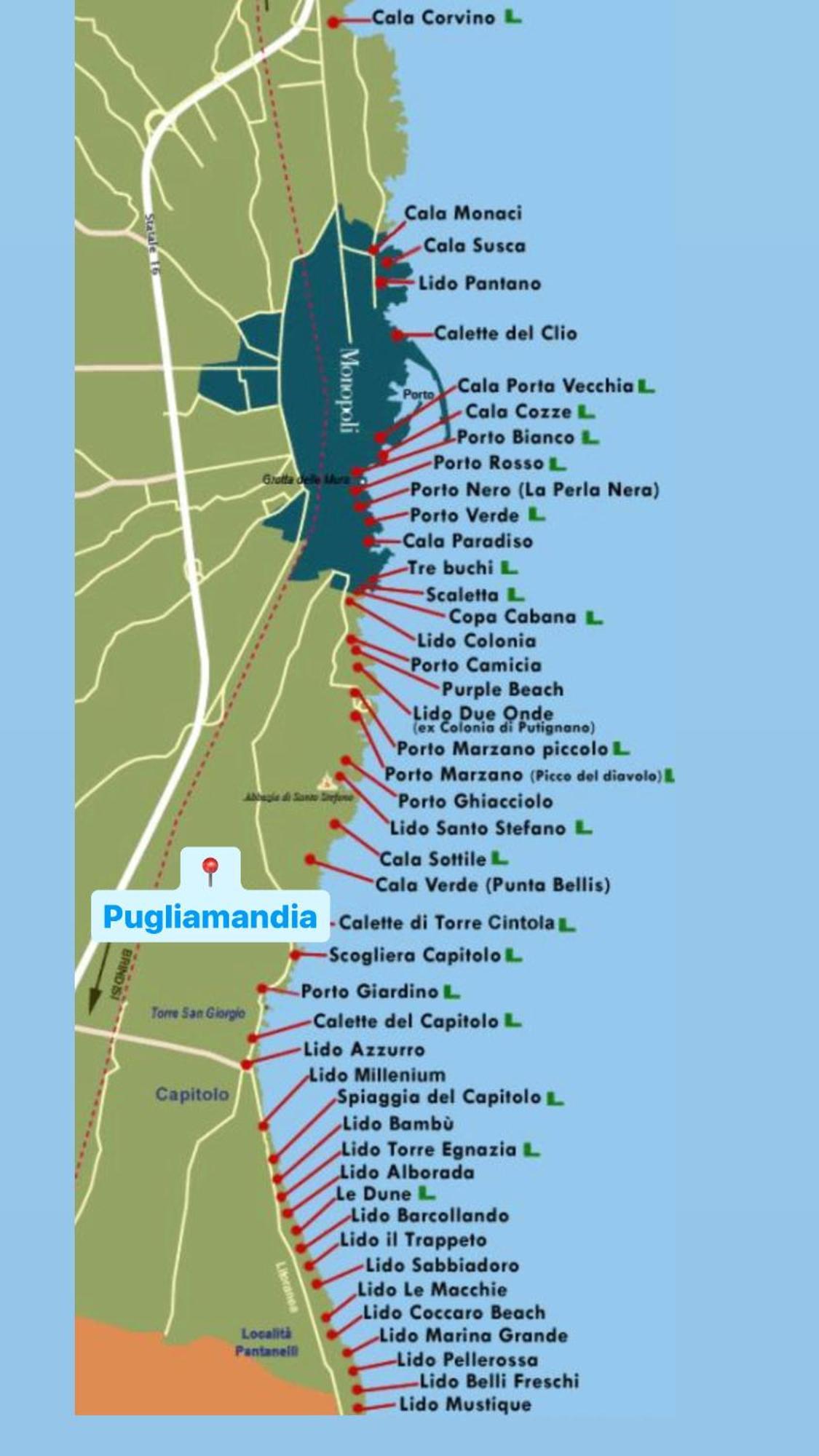 Pugliamandia Βίλα Monopoli Εξωτερικό φωτογραφία